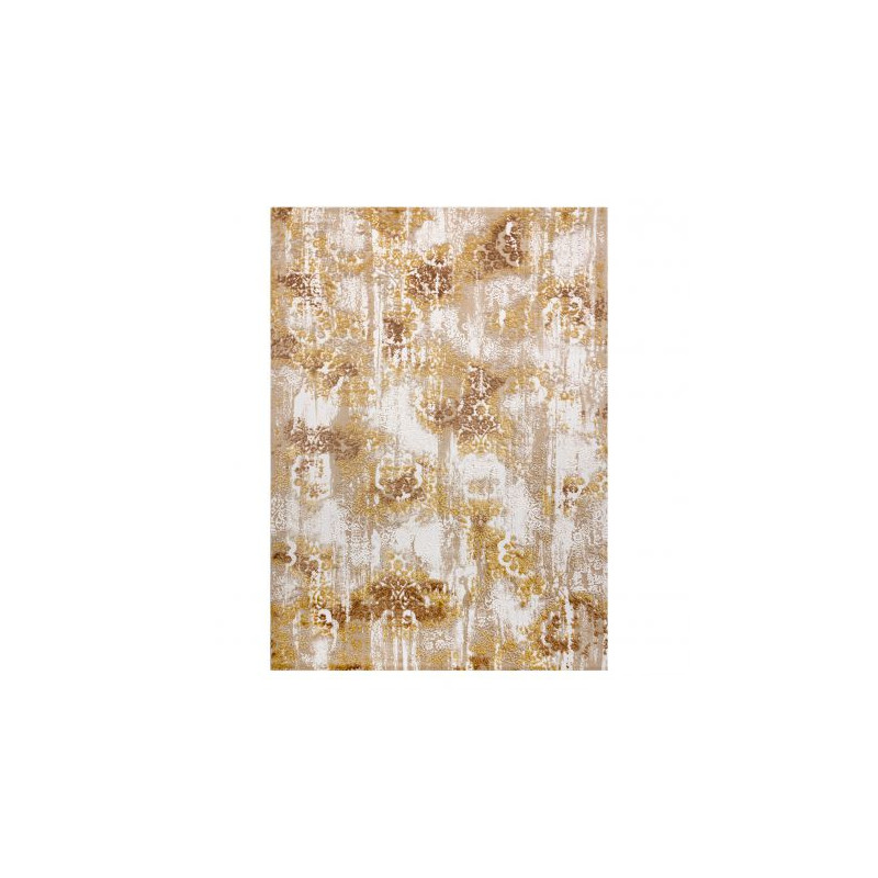 Dywan AKRYL VALS 0W9985 H02 58 Kwiaty ornament beż / miedziany 160x230cm