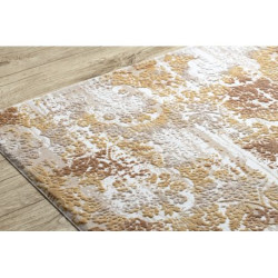 Dywan AKRYL VALS 0W9985 H02 58 Kwiaty ornament beż / miedziany 160x230cm