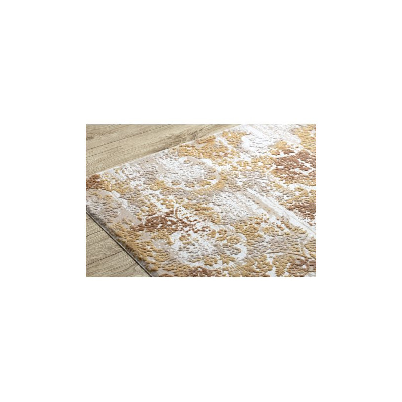 Dywan AKRYL VALS 0W9985 H02 58 Kwiaty ornament beż / miedziany 160x230cm