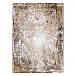 Dywan AKRYL VALS 0W9992 H02 43 Ramka przecierany kość słoniowa / żółty 160x230cm
