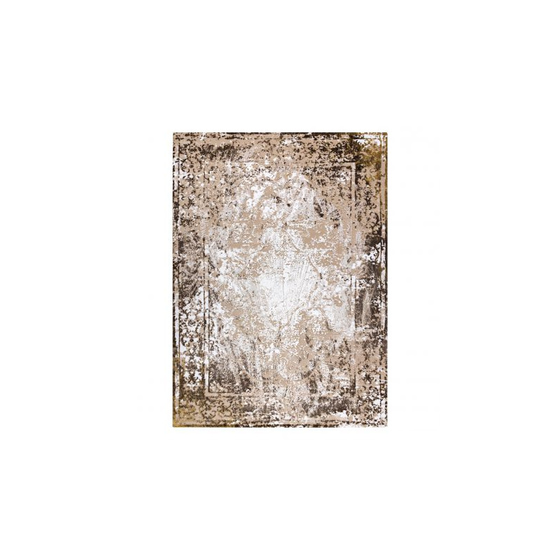 Dywan AKRYL VALS 0W9992 H02 43 Ramka przecierany kość słoniowa / żółty 160x230cm