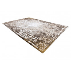 Dywan AKRYL VALS 0W9992 H02 43 Ramka przecierany kość słoniowa / żółty 160x230cm