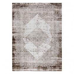 Dywan AKRYL VALS 0W9998 C56 45 Romby przecierany kość słoniowa / beż  160x230cm