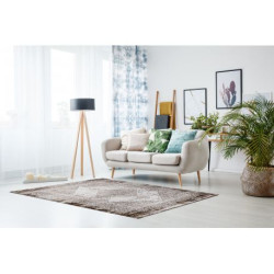 Dywan AKRYL VALS 0W9998 C56 45 Romby przecierany kość słoniowa / beż  160x230cm
