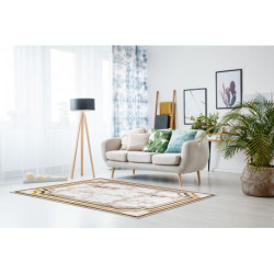 Dywan AKRYL VALS 0W9999 H02 47 Marmur grecki kość słoniowa / zielony 160x230cm