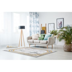 Dywan AKRYL VALS 0W9999 H03 48 Marmur grecki kość słoniowa / żółty 160x230cm