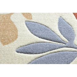 Dywan FEEL 1595/17933 LIŚCIE beż/terakota/fiolet 160x220cm