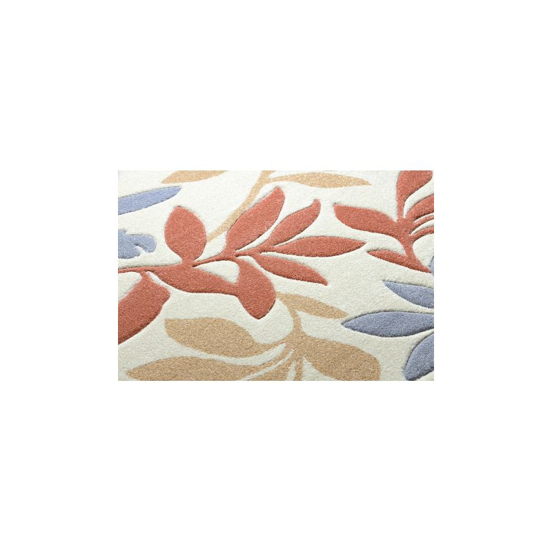 Dywan FEEL 1595/17933 LIŚCIE beż/terakota/fiolet 200x290cm Dywan FEEL 1595/17933 LIŚCIE beż/terakota/fiolet 200x290cm
