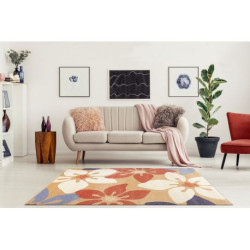 Dywan FEEL 1602/17911 KWIATKI beż/terakota/fiolet 160x220cm Dywan FEEL 1602/17911 KWIATKI beż/terakota/fiolet 160x220cm