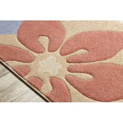 Dywan FEEL 1602/17911 KWIATKI beż/terakota/fiolet 160x220cm Dywan FEEL 1602/17911 KWIATKI beż/terakota/fiolet 160x220cm