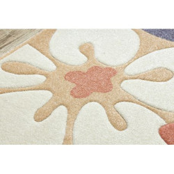 Dywan FEEL 1602/17911 KWIATKI beż/terakota/fiolet 160x220cm Dywan FEEL 1602/17911 KWIATKI beż/terakota/fiolet 160x220cm