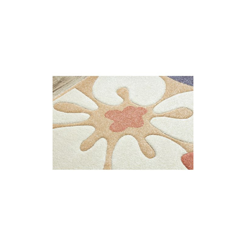 Dywan FEEL 1602/17911 KWIATKI beż/terakota/fiolet 160x220cm Dywan FEEL 1602/17911 KWIATKI beż/terakota/fiolet 160x220cm