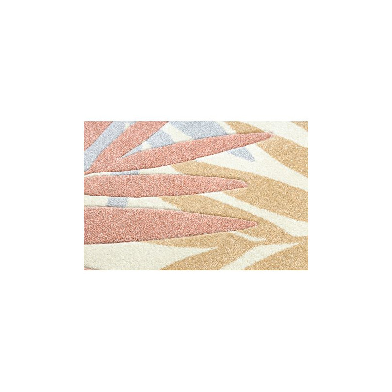 Dywan FEEL 1827/17933 LIŚCIE beż/terakota/fiolet 140x190cm