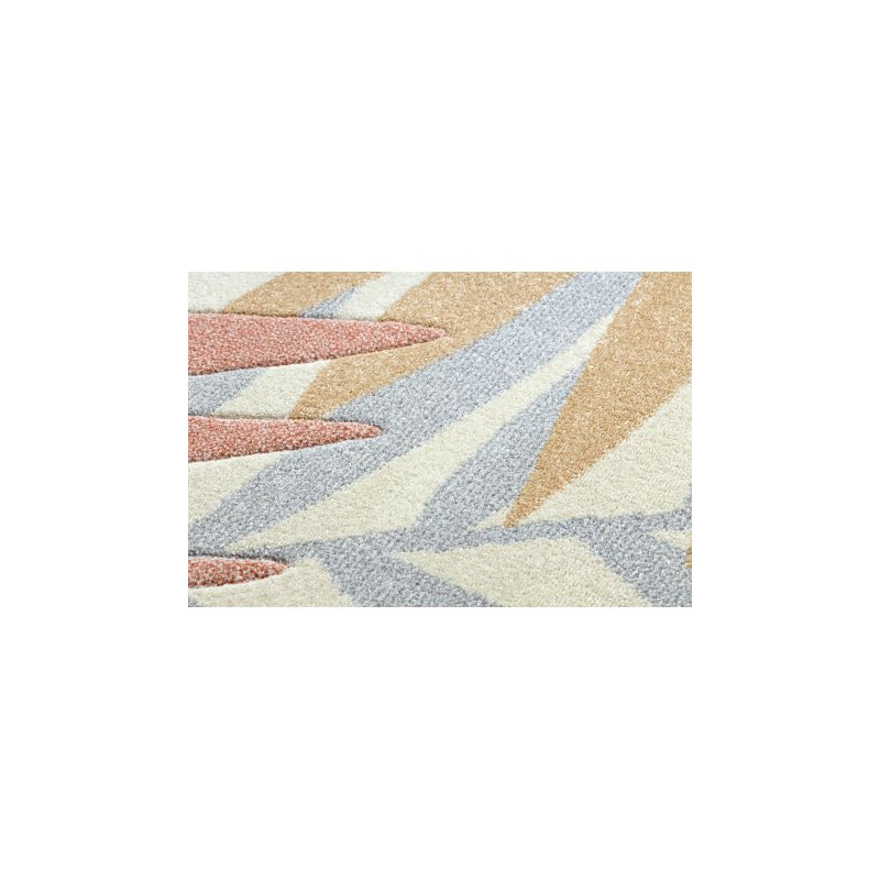 Dywan FEEL 1827/17933 LIŚCIE beż/terakota/fiolet 140x190cm
