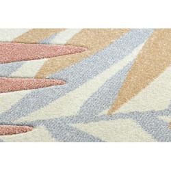 Dywan FEEL 1827/17933 LIŚCIE beż/terakota/fiolet 80x150cm Dywan FEEL 1827/17933 LIŚCIE beż/terakota/fiolet 80x150cm