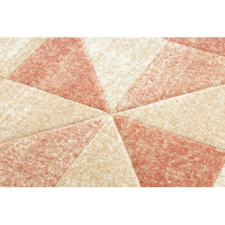 Dywan FEEL 5672/17911 TRÓJKĄTY beż/terakota 80x150cm Dywan FEEL 5672/17911 TRÓJKĄTY beż/terakota 80x150cm