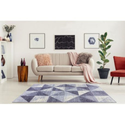 Dywan FEEL 5672/17944 TRÓJKĄTY beż/fiolet 200x290cm Dywan FEEL 5672/17944 TRÓJKĄTY beż/fiolet 200x290cm