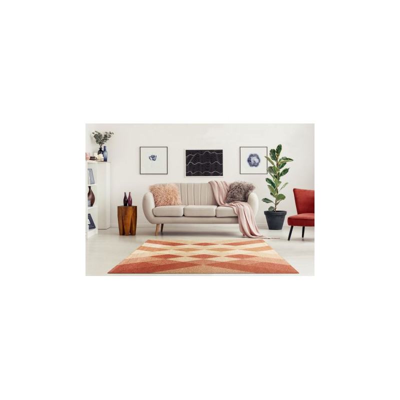 Dywan FEEL 5674/17911 ROMBY beż/terakota 120x170cm Dywan FEEL 5674/17911 ROMBY beż/terakota 120x170cm