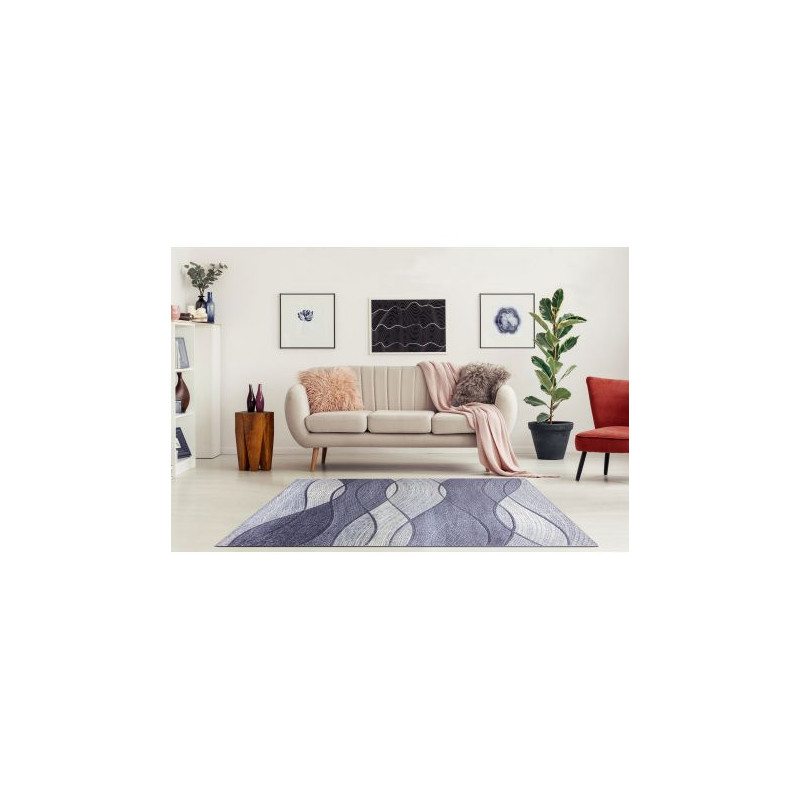 Dywan FEEL 5675/17944 FALE beż/fiolet 120x170cm Dywan FEEL 5675/17944 FALE beż/fiolet 120x170cm