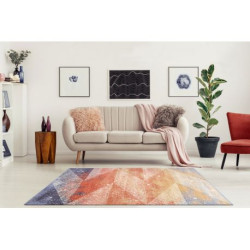 Dywan FEEL 5756/17944 ROMBY beż/terakota/fiolet 140x190cm Dywan FEEL 5756/17944 ROMBY beż/terakota/fiolet 140x190cm