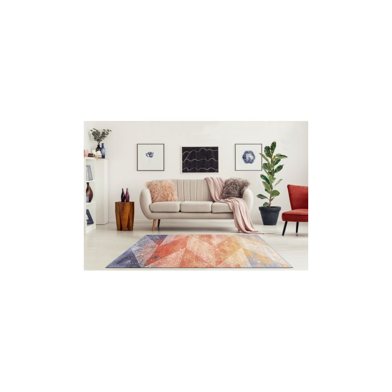 Dywan FEEL 5756/17944 ROMBY beż/terakota/fiolet 140x190cm Dywan FEEL 5756/17944 ROMBY beż/terakota/fiolet 140x190cm