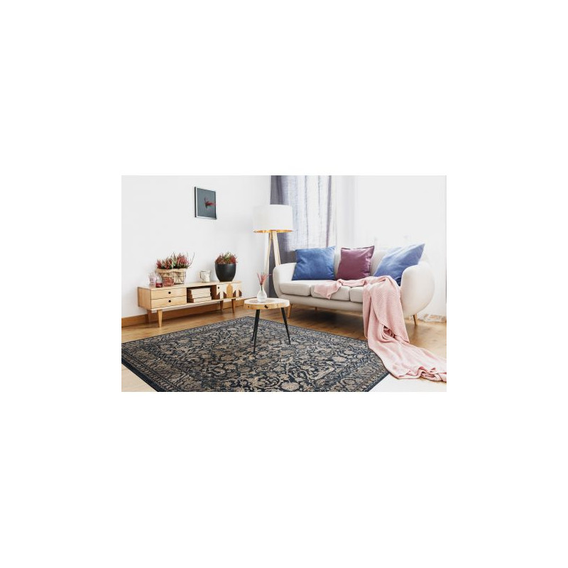 Dywan NAIN Ornament vintage 7557/51944 beż / granat 240x340cm Dywan NAIN Ornament vintage 7557/51944 beż / granat 240x340cm