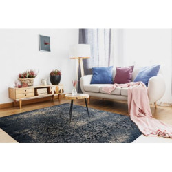 Dywan NAIN Przecierany vintage 7010/50911 granat / beż  200x300cm