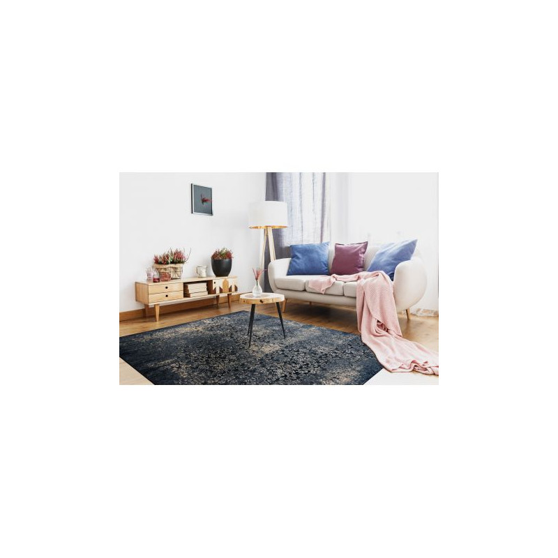 Dywan NAIN Przecierany vintage 7010/50911 granat / beż  240x340cm