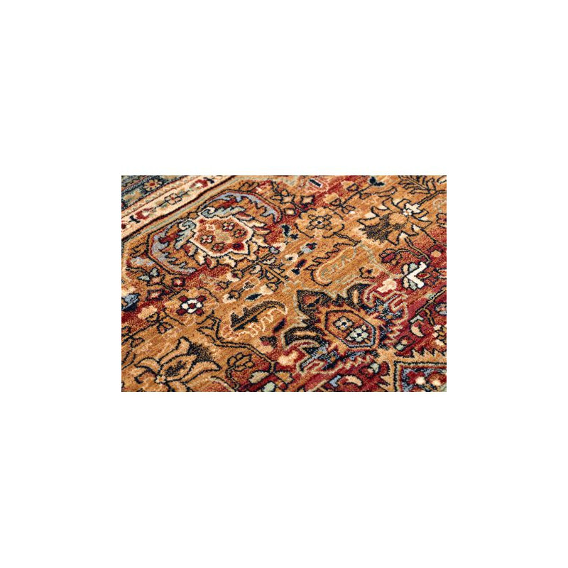 Dywan KESHAN Frędzle, Ornament orientalny 7518/53528 beż / granat 80x150cm