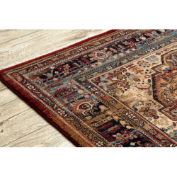 Dywan KESHAN Frędzle, Ornament orientalny 7518/53528 beż / granat 300x380cm Dywan KESHAN Frędzle, Ornament orientalny 7518/53528 beż / granat 300x380cm