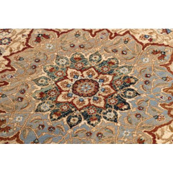 Dywan KESHAN Frędzle, Rozeta orientalny 7519/53555 beż / granat 160x230cm Dywan KESHAN Frędzle, Rozeta orientalny 7519/53555 beż / granat 160x230cm