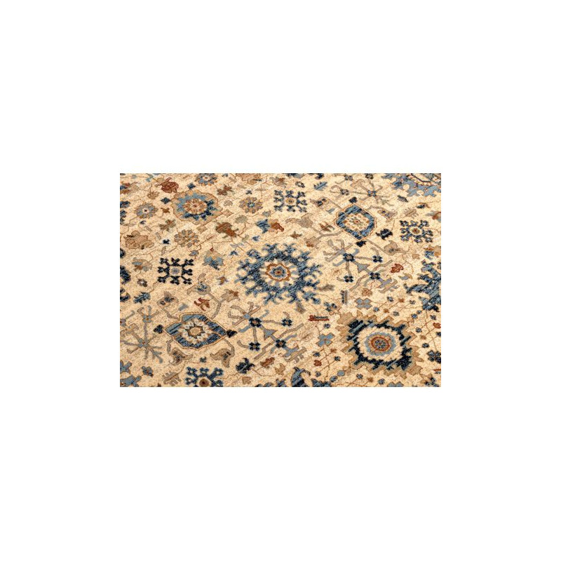 Dywan KESHAN Frędzle, orientalny klasyczny 7521/53555 beż / granat 200x290cm