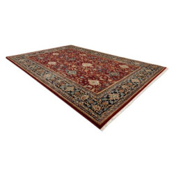 Dywan KESHAN Frędzle, orientalny klasyczny 7522/53588 beż / bordo / granat 160x230cm