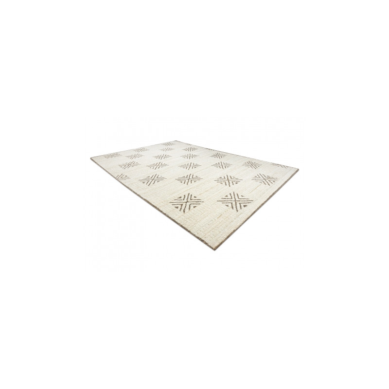 Dywan PURE Kwadraty geometryczny 5842-17731 krem / beż 120x160cm