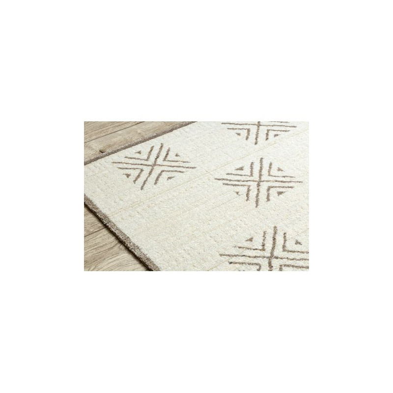Dywan PURE Kwadraty geometryczny 5842-17731 krem / beż 240x330cm Dywan PURE Kwadraty geometryczny 5842-17731 krem / beż 240x330cm
