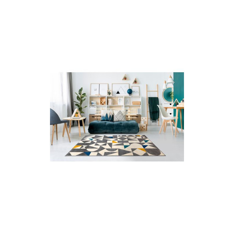 Dywan GINA 21243651 geometryczny beż / szary 80x150cm Dywan GINA 21243651 geometryczny beż / szary 80x150cm
