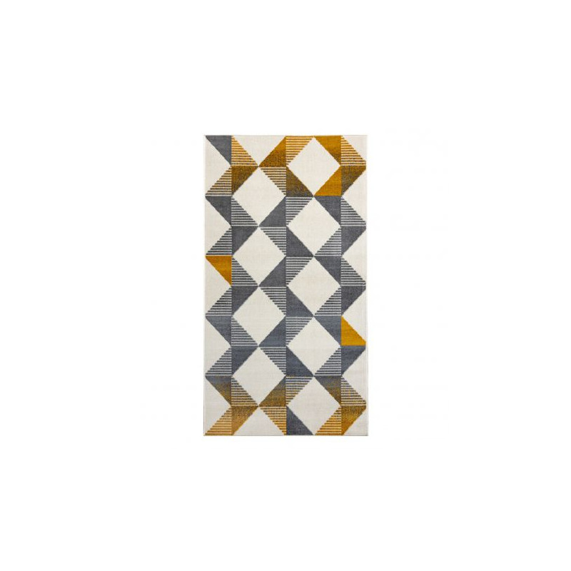 Dywan GINA 21245861 Zygzak geometryczny beż / szary 80x150cm Dywan GINA 21245861 Zygzak geometryczny beż / szary 80x150cm