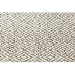 Dywan SZNURKOWY SIZAL BOHO 46299651 Romby beż 160x230cm