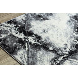 Dywan KAKE 25817657 Marmur nowoczesny czarny / biały 160x230cm Dywan KAKE 25817657 Marmur nowoczesny czarny / biały 160x230cm