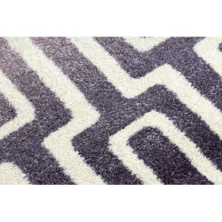 Dywan KAKE 25809657 Labirynt nowoczesny fioletowy / róż / szary 80x150cm Dywan KAKE 25809657 Labirynt nowoczesny fioletowy / róż / szary 80x150cm