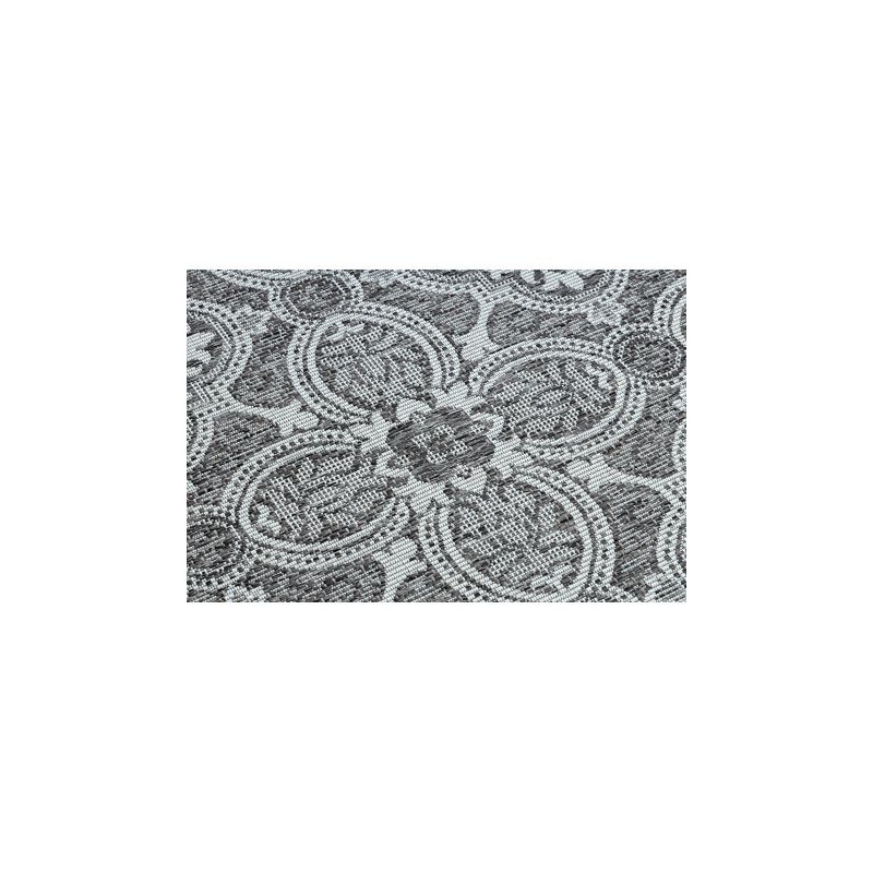 Dywan SZNURKOWY SIZAL LOFT 21193 koło BOHO kość słoniowa/srebrny/szary koło120 cm