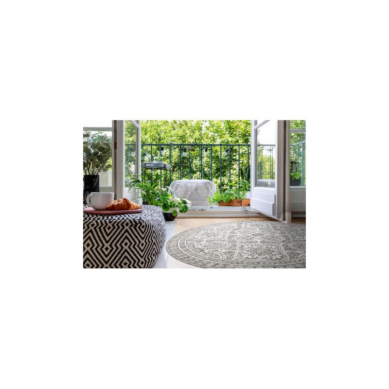 Dywan SZNURKOWY SIZAL LOFT 21193 koło BOHO kość słoniowa/srebrny/taupe koło 120cm Dywan SZNURKOWY SIZAL LOFT 21193 koło BOHO kość słoniowa/srebrny/taupe koło 120cm