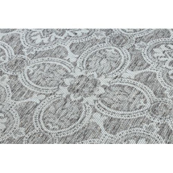 Dywan SZNURKOWY SIZAL LOFT 21193 koło BOHO kość słoniowa/srebrny/taupe koło 160cm