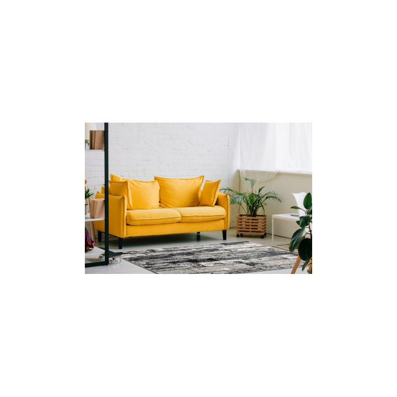Dywan LISBOA 27211356 Płytki, deska parkiet prostokąty szary 120x170cm Dywan LISBOA 27211356 Płytki, deska parkiet prostokąty szary 120x170cm