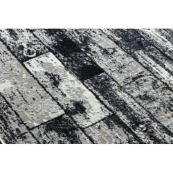 Dywan LISBOA 27211356 Płytki, deska parkiet prostokąty szary 120x170cm Dywan LISBOA 27211356 Płytki, deska parkiet prostokąty szary 120x170cm