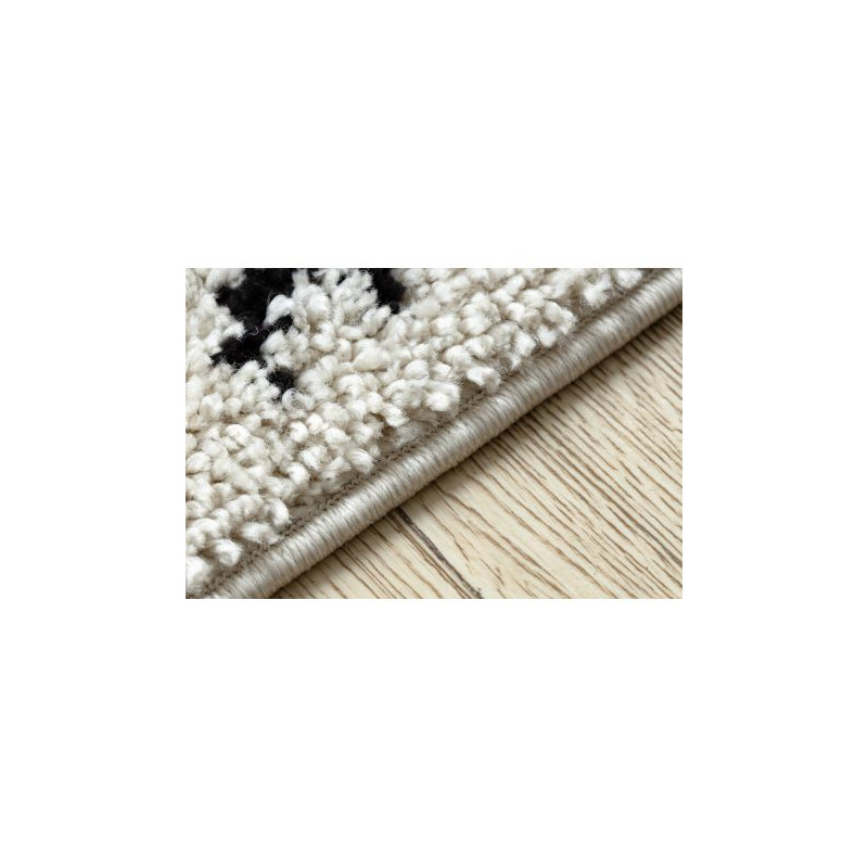 Dywan BERBER TETUAN B751 zygzak krem Frędzle berberyjski marokański shaggy 120x170cm Dywan BERBER TETUAN B751 zygzak krem Frędzle berberyjski marokański shaggy 120x170cm