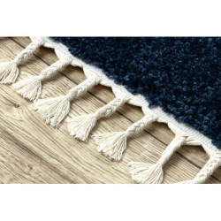 Dywan BERBER 9000 granatowy Frędzle berberyjski marokański shaggy 180x270cm Dywan BERBER 9000 granatowy Frędzle berberyjski marokański shaggy 180x270cm