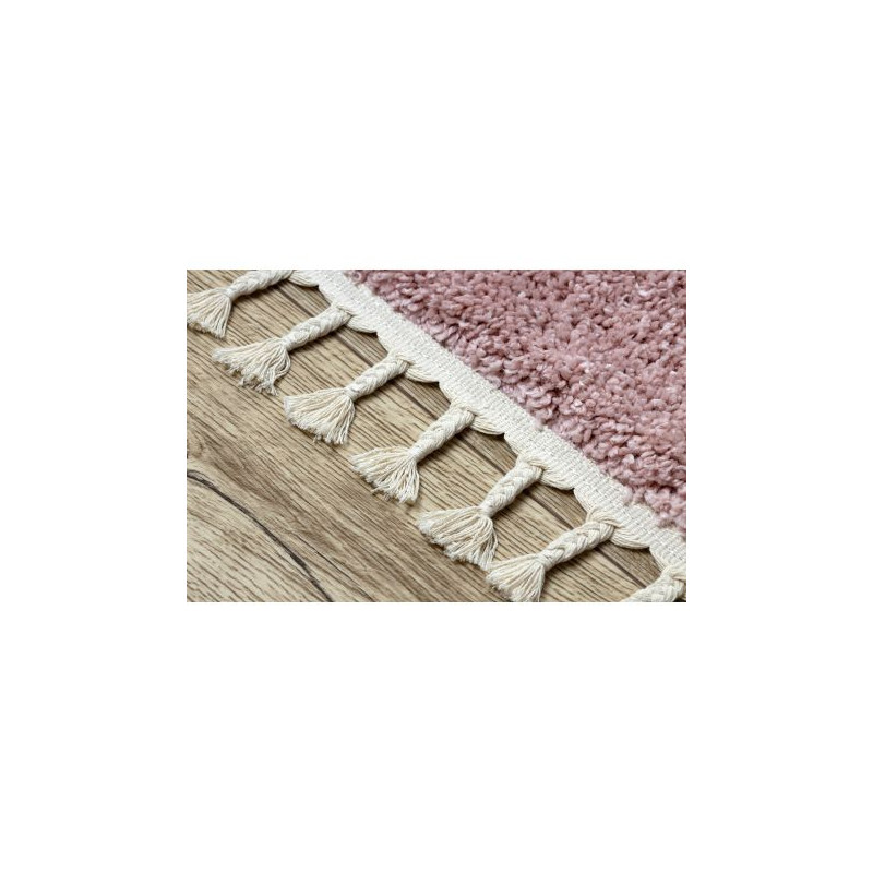 Dywan BERBER 9000 różowy Frędzle berberyjski marokański shaggy 200x290cm Dywan BERBER 9000 różowy Frędzle berberyjski marokański shaggy 200x290cm