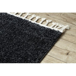 Dywan BERBER 9000 szary Frędzle berberyjski marokański shaggy 80x150cm Dywan BERBER 9000 szary Frędzle berberyjski marokański shaggy 80x150cm