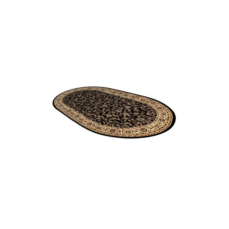 Dywan ROYAL ADR owal wzór 1745 czarny 150x250cm Dywan ROYAL ADR owal wzór 1745 czarny 150x250cm